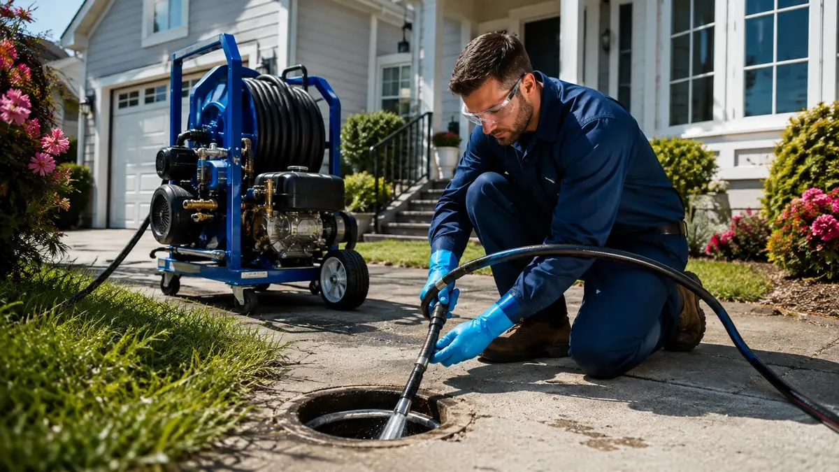 Residential Hydro Jet Drain Cleaning in La Habra