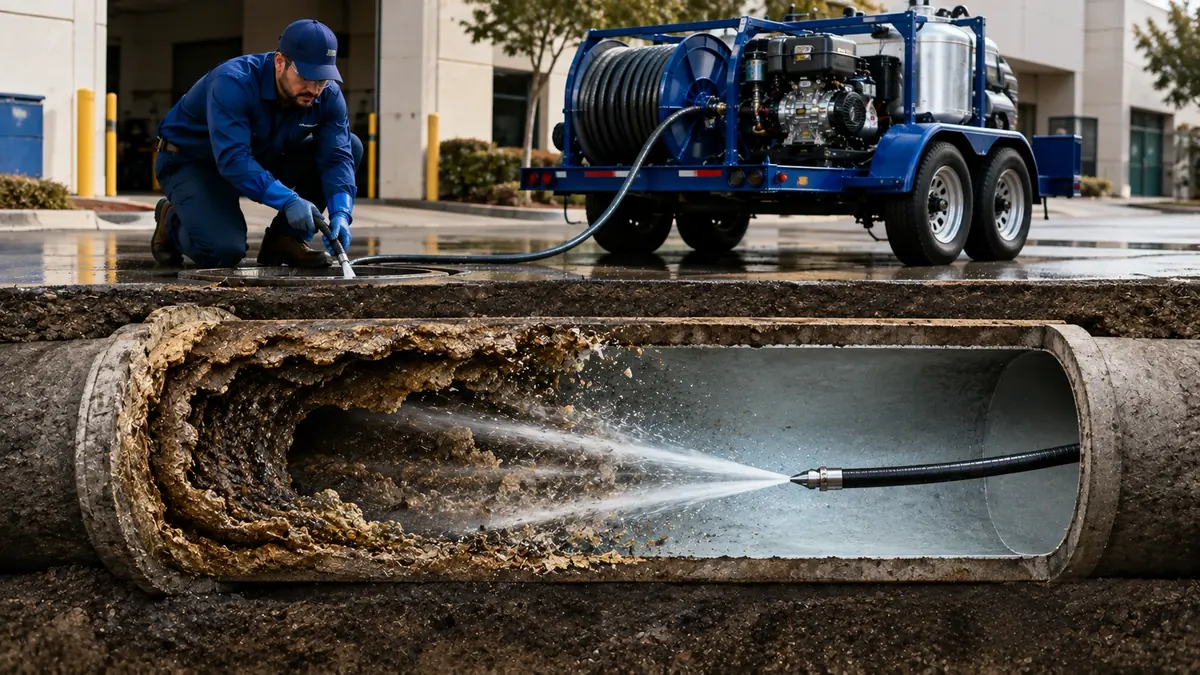 Sewer Pipe Descaling in La Habra